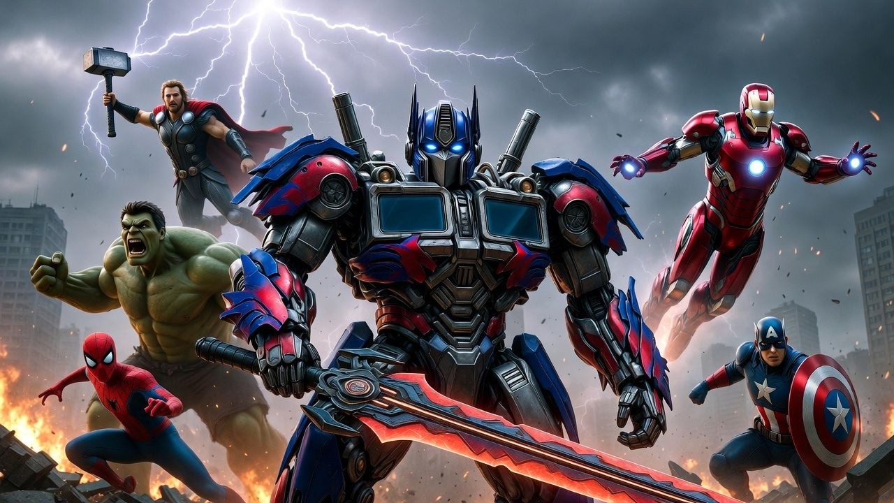 When Optimus Prime Meets Earth’s Mightiest Heroes | Epic Trailer