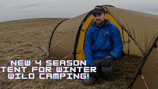 Wild Camping In A NEW 4 Season Tent For Winter! | Hilleberg Nallo 2GT!
