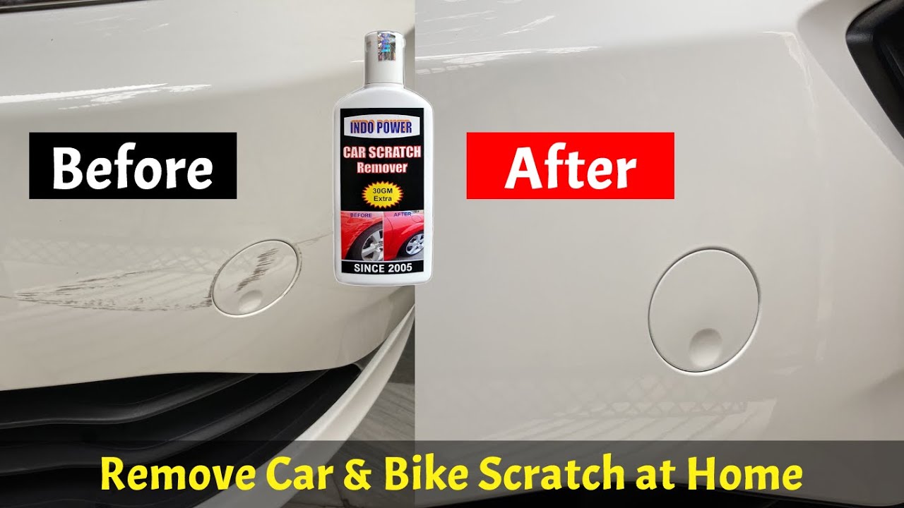 Indopower Scratch Remover - Eliminate Scratches AND Odor Within A Minute -  YouTube