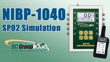 NIBP-1040 (Non-Invasive Blood Pressure Monitor): SPO2 Simulation