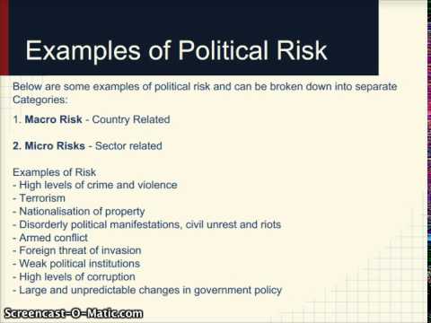 political risk