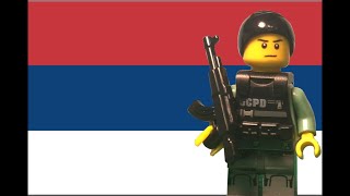 LEGO BRICKFILM | My Dad Is A War Criminal [Moj je tata zločinac iz rata] | Lego Yugoslav War song