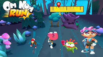 Om Nom : Run - Super Nom is Running in the Mysterious Forest gameplay IOS/Android