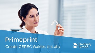 Creating a CEREC Guide (inLab Software) | Primeprint Workflow