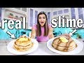 Making FOOD out of SLIME! Food vs Slime Challenge | CloeCouture