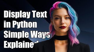 How to Display Text on Screen in Python: Simple Methods Explained