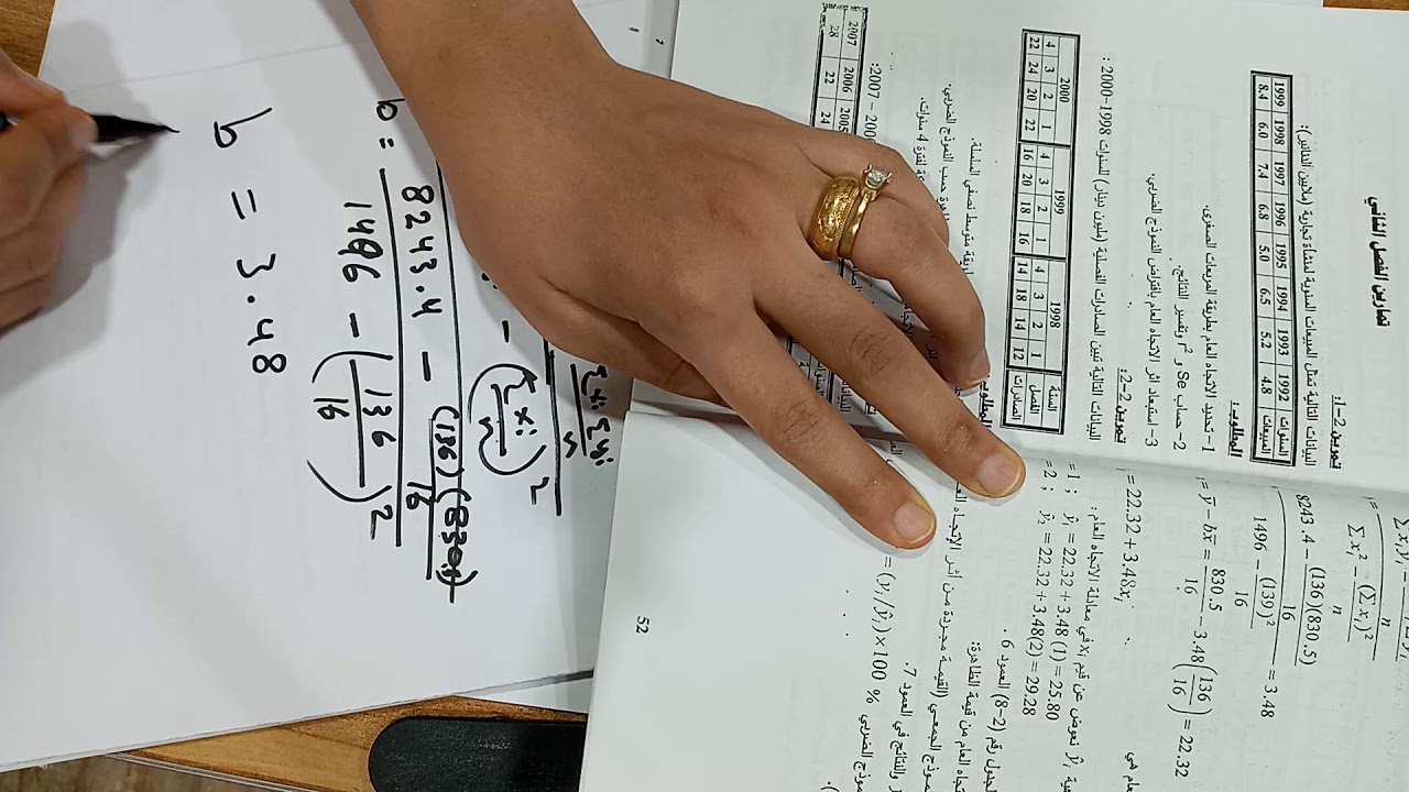 استبعاد اثر الاتجاه العام للسلسلة الزمنية