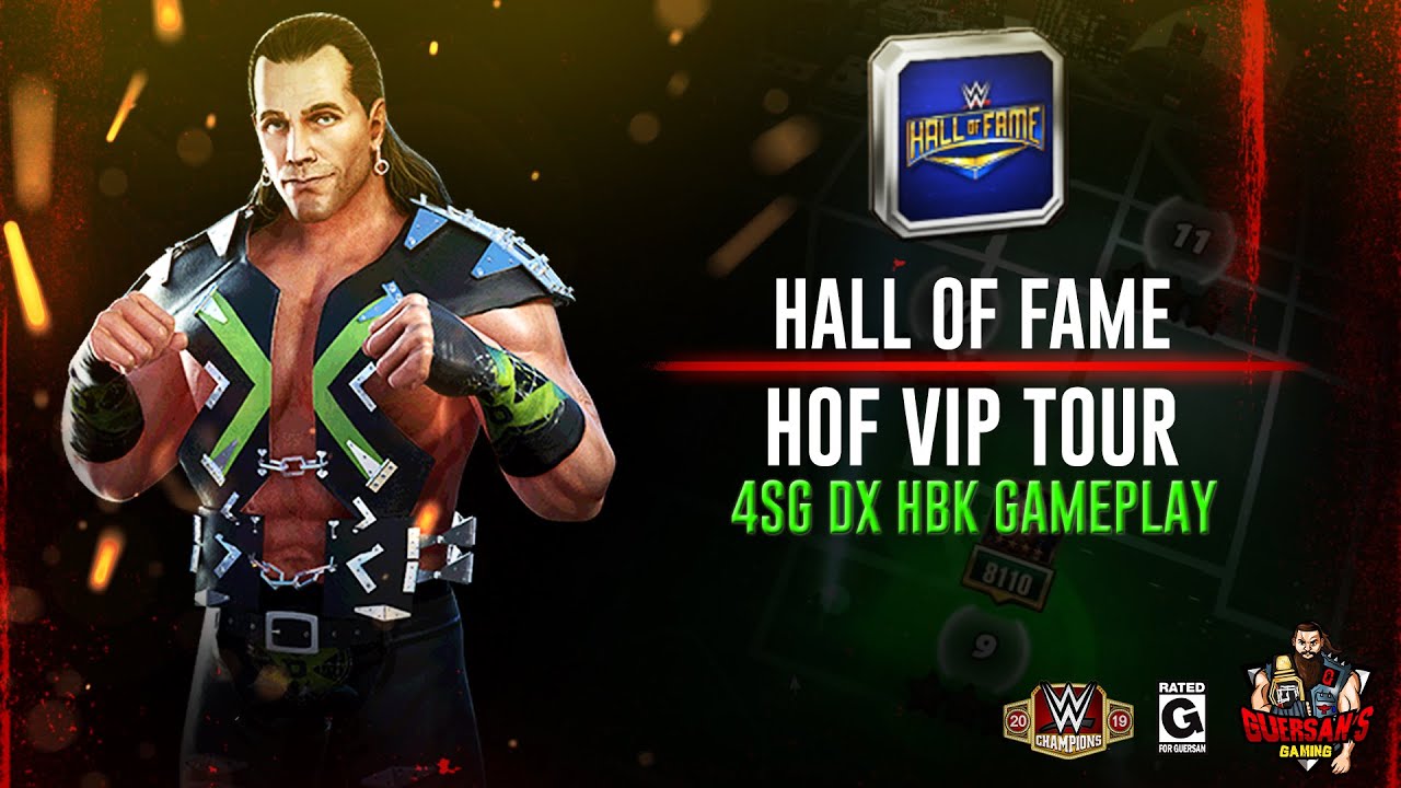 4SG DX Shawn Michaels Hall of Fame VIP Tour Gameplay / WWE Champions ⚔️