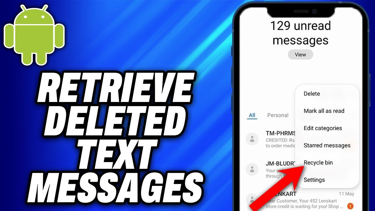 How To Retrieve Deleted Text Messages on Android Phones -Easy Fix - YouTube