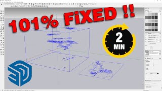 SketchUp Topography lines Solved in Just 2 Minutes | How to Flatten a CAD Drawing in SketchUp
