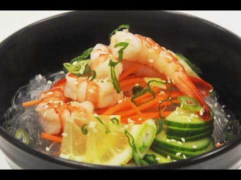 Ebi Sunomono Salad with Organic Black Tiger Shrimp