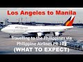 Travelling to the philippines  i pal pr103 boeing 777 300e i los angeles to manila