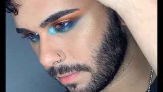 ANDROGYNY SUNSET EYES/ MENS MAKEUP