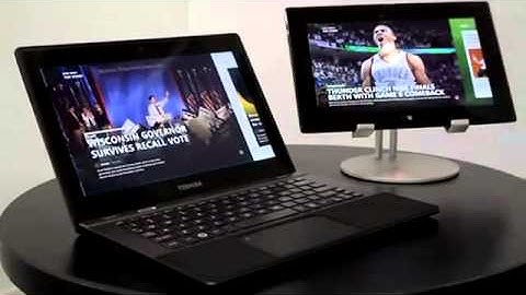 Windows RT on TI OMAP 4470  Toshiba Tablet Demo