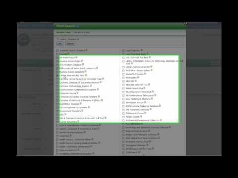 Multiple Database Search CINAHL