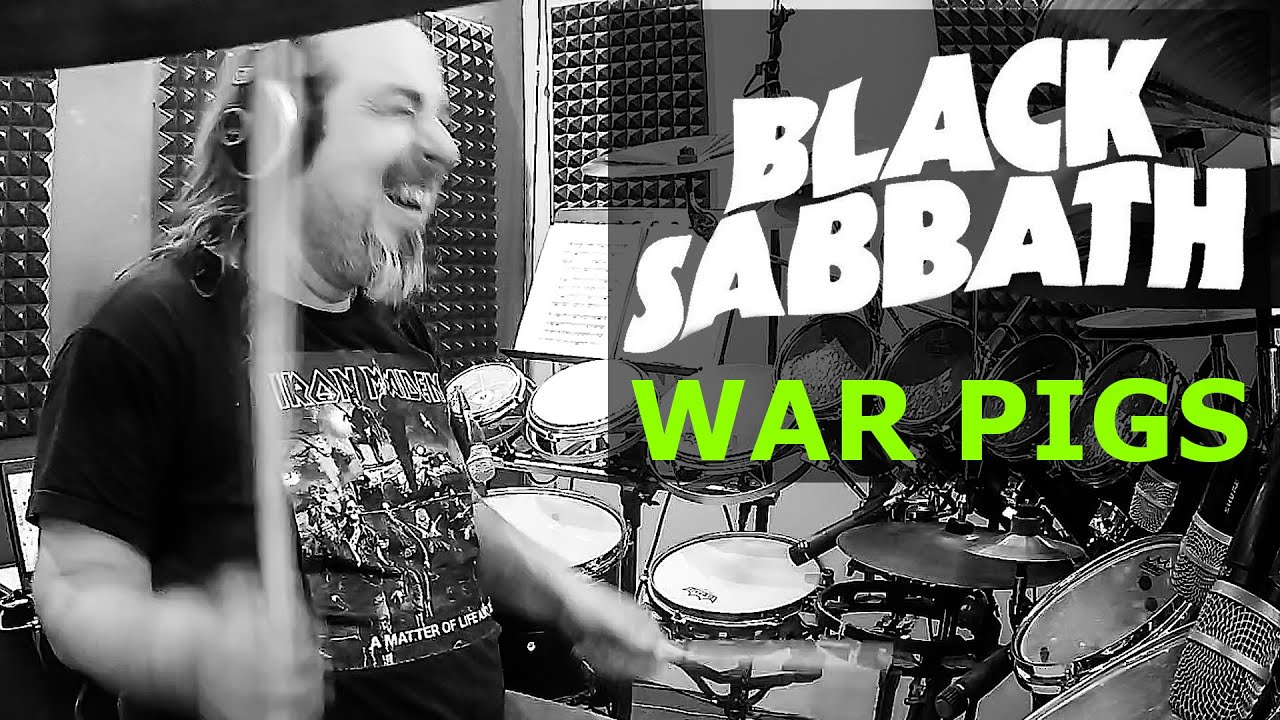 BLACK SABBATH War pigs drum cover by stamatis kekes YouTube