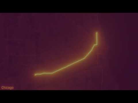 A  A Star Pathfinding Algorithm Visualization on a Real Map