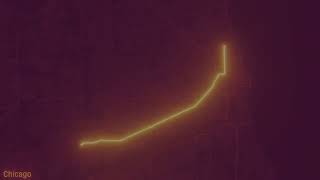 A  A Star Pathfinding Algorithm Visualization on a Real Map