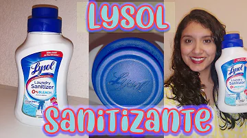 ¿Se puede poner Lysol en la ropa?