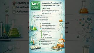 Monocalcium Phosphate (MCP): A Key Ingredient in Food &amp; Feed #chemicalindustry  #phosphates