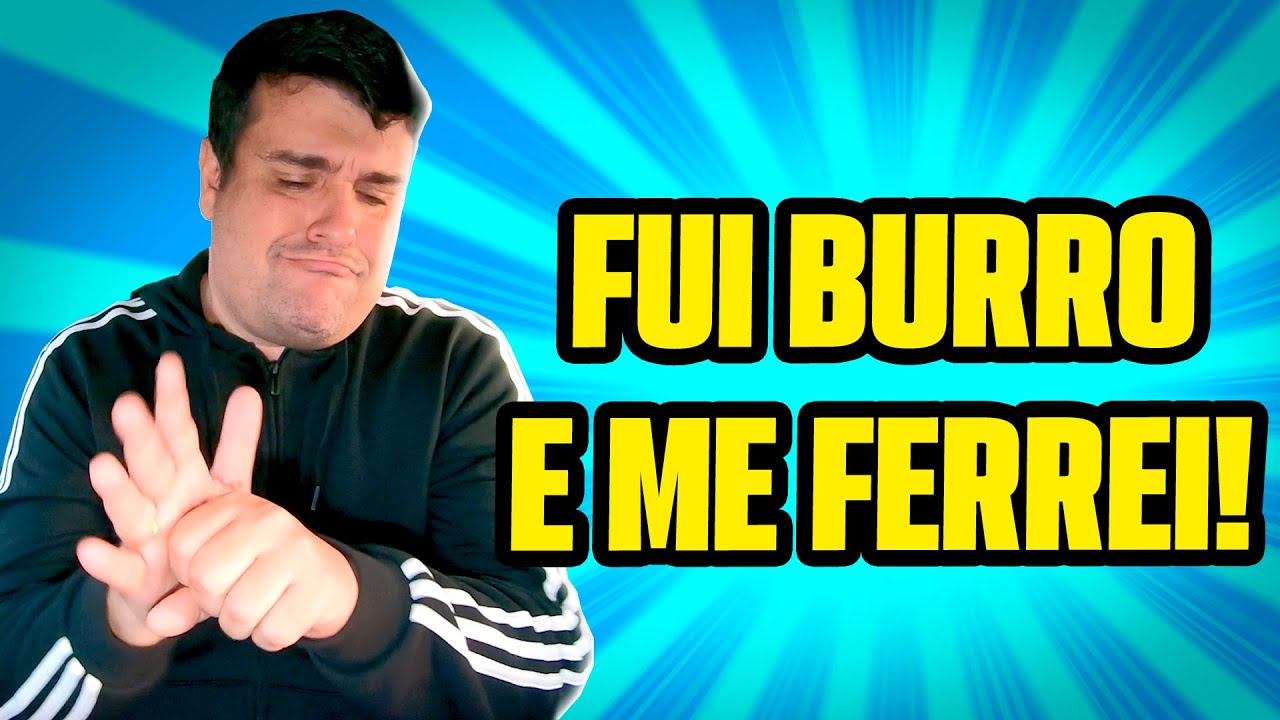 COMETI UM ERRO GRAVE e ME LASQUEI! SAIBA COMO NÃO SE DAR MAL!