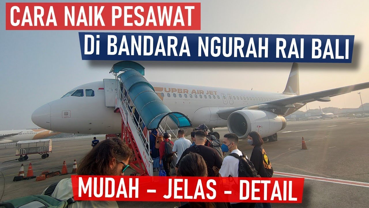 Cara NAIK PESAWAT PERTAMA KALI Lengkap dari Masuk Bandara Check In