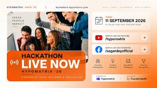 🔴 LIVE: HypoMatrix ’26 — 8-Hour Hackathon | Build. Break. Innovate.