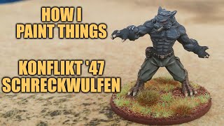 Fur Fangs Feldgrau Painting Werewolves - How I Paint Things