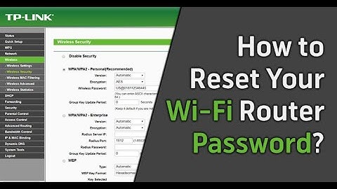 How to change Wifi Name and Password in minute (TP-LINK)