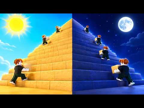 Went NOOB To PRO In Build the Pyramid! (ROBLOX)