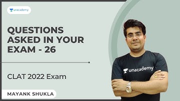Questions Asked in Your Exam - 26 | Quantitative Techniques | CLAT 2022 | Mayank Shukla