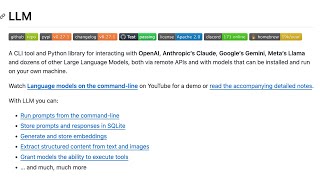 Live coding with the llm CLI