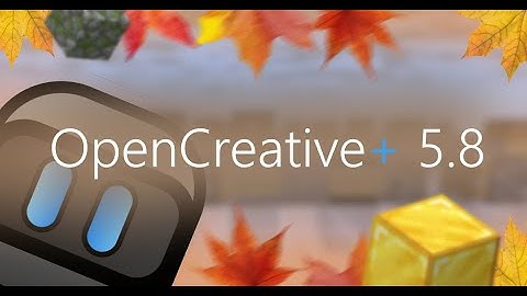 OpenCreative+ 5.8: Well, it