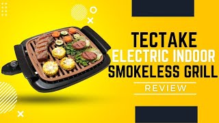 krysantemum lille vigtig Tectake Nonstick Electric Indoor Smokeless Grill - YouTube