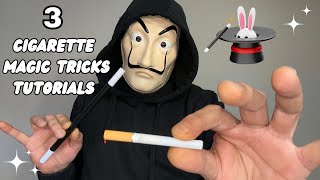 3 Amazing Cigarette Magic Tricks Tutorials 🎩🪄