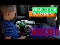 Cheap Remote Control Truck from Amazon Wrecked