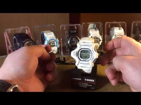 Обзор и настройка часов Casio G shock Riseman DW-9100PJ-7 [1664]