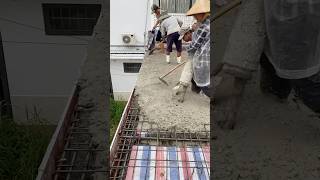 concrete floor construction #shorts #construction #constructiontips #building #fypシ