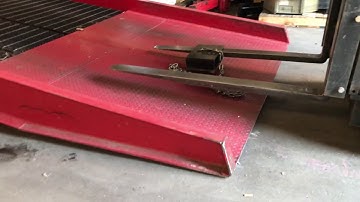 Portable Loading Dock Ramps: Testing Leg Repairs | The Yard Ramp Guy