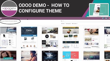 Odoo Demo - How to Configure Theme | Apagen Solutions Pvt. Ltd. (Odoo Service Provider)