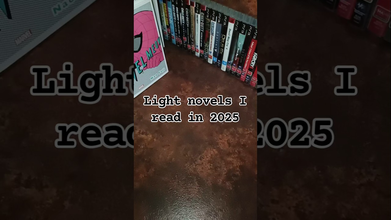 Light novels I read in 2025 📚 