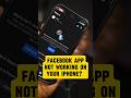 iPhone Facebook App Not Working? Fix It In 4 Quick Steps.#iphone #apple #ios #shorts #facebook