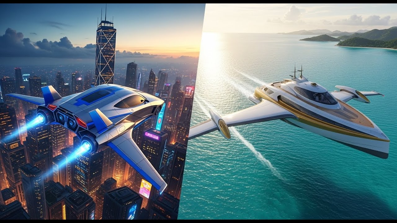 🚤 WIG Maritime Logistics Versus eVTOL Urban Air Mobility Strategy - YouTube