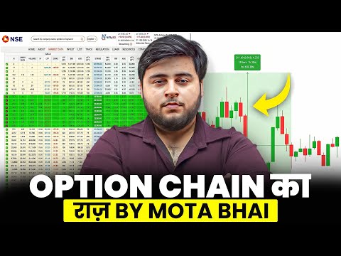 OPTION CHAIN का पूरा राज़ — “No Chart Strategy” | Mota Bhai Lesson -1