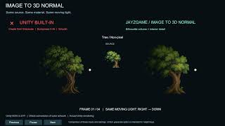 Image To 3D Normal | Unity Lighting Comparison (English) - JAYZGAME