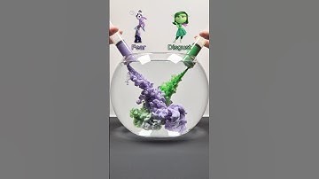 Guess What Color Mixed Emotions Make? (Part 5) #satisfying #colormixing #viralvideo #insideout