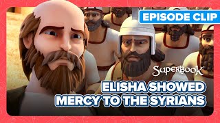 What did Elisha do to the Syrians? | Superbook -  Elisha and the Syrians English Clip