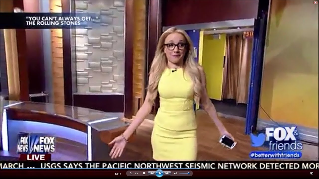 05-08-16 Kat Timpf on Fox & Friends - Entering the Studio - YouTube