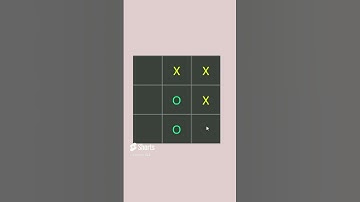 How to make TIC TAC TOE game   #shorts #short