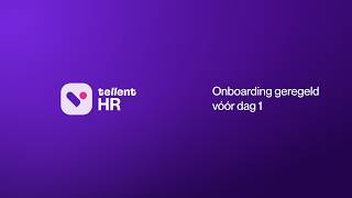 Onboarding geregeld vóór dag 1 | Tellent HR